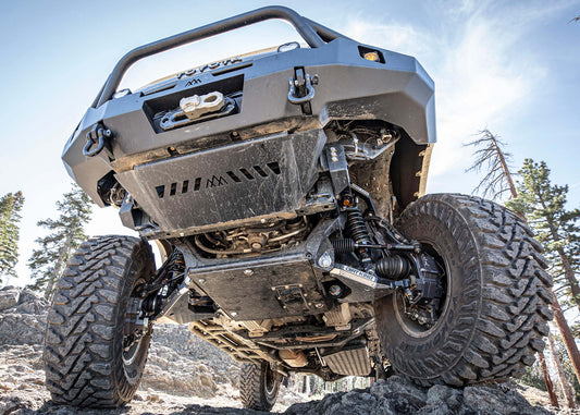 Backwoods Adventure Mods Aluminum Connector Skid Plate for 5th Gen Toyota 4runner Front Bumper